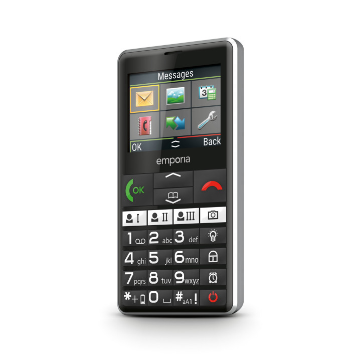 Emporia emporiaPURE-LTE 5,87 cm (2.31") 107 g Noir Téléphone pour seniors