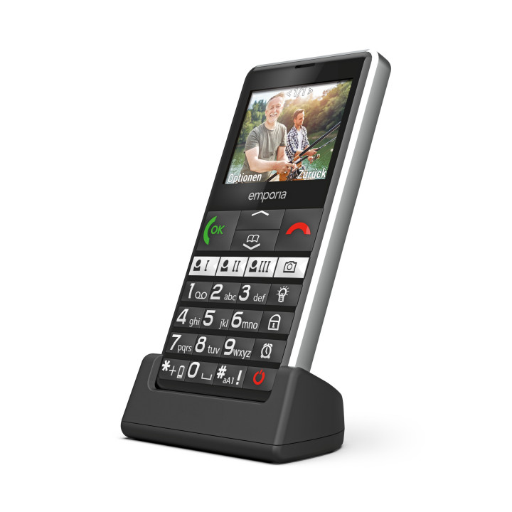 Emporia emporiaPURE-LTE 5,87 cm (2.31") 107 g Noir Téléphone pour seniors