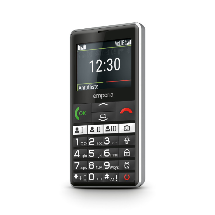 Emporia emporiaPURE-LTE 5,87 cm (2.31") 107 g Noir Téléphone pour seniors