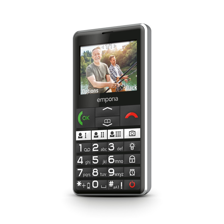 Emporia emporiaPURE-LTE 5,87 cm (2.31") 107 g Noir Téléphone pour seniors