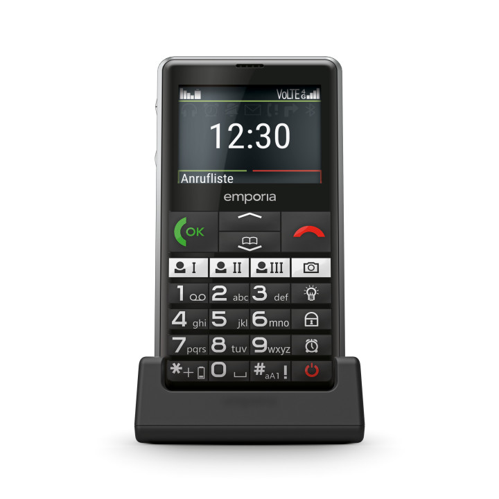 Emporia emporiaPURE-LTE 5,87 cm (2.31") 107 g Noir Téléphone pour seniors