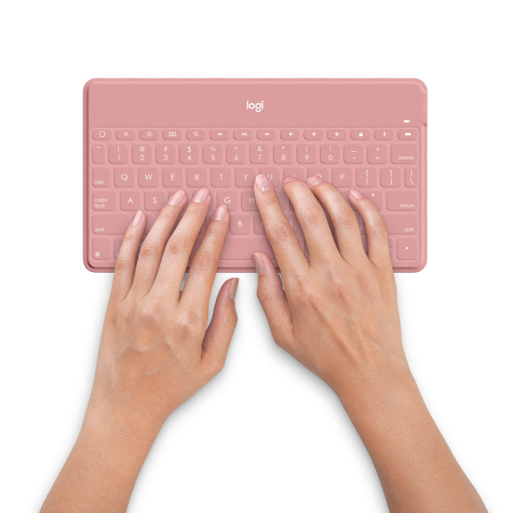 Logitech 920-010049 clavier pour tablette Suisse Bluetooth Rose