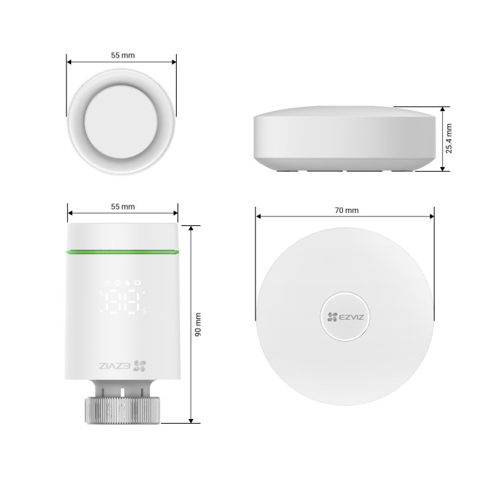 EZVIZ T55 KIT Adapté à une utilisation à l'intérieur