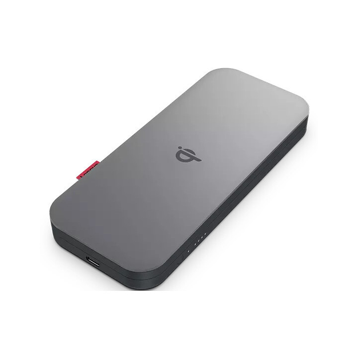 Lenovo GO Lithium Polymère (LiPo) 10000 mAh Recharge sans fil Gris
