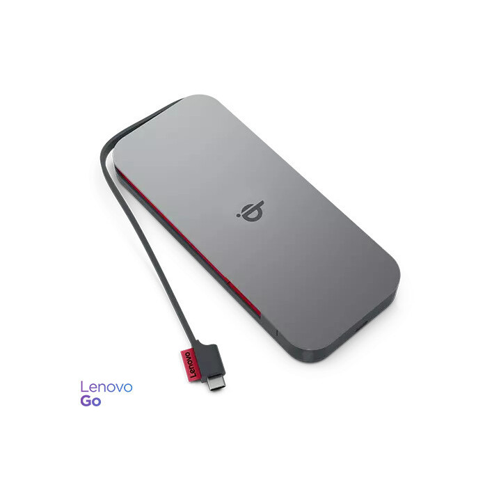 Lenovo GO Lithium Polymère (LiPo) 10000 mAh Recharge sans fil Gris