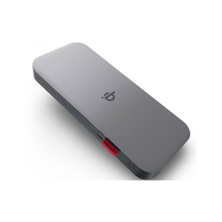 Lenovo GO Lithium Polymère (LiPo) 10000 mAh Recharge sans fil Gris