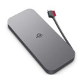 Lenovo GO Lithium Polymère (LiPo) 10000 mAh Recharge sans fil Gris