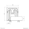 Neomounts AWL-450BL Support pour lecteur multimédia - universel