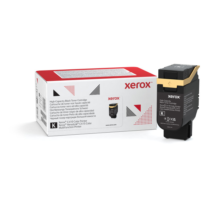 Xerox Cartouche de toner Noir de Grande capacité Imprimante couleur ® C410​/​multifonctions ® VersaLink® C415 (10500 pa
