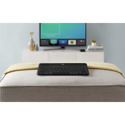 Logitech 920-006710 clavier pour tablette QWERTY Anglais britannique Bluetooth Noir