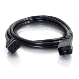 C2G Cbl/3m IEC 60320 C19-C20 Pwr Ext. Cord Noir Coupleur C19 Coupleur C20