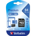 Verbatim Premium 64 Go MicroSDXC Classe 10