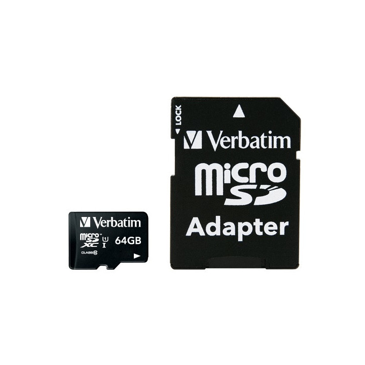 Verbatim Premium 64 Go MicroSDXC Classe 10