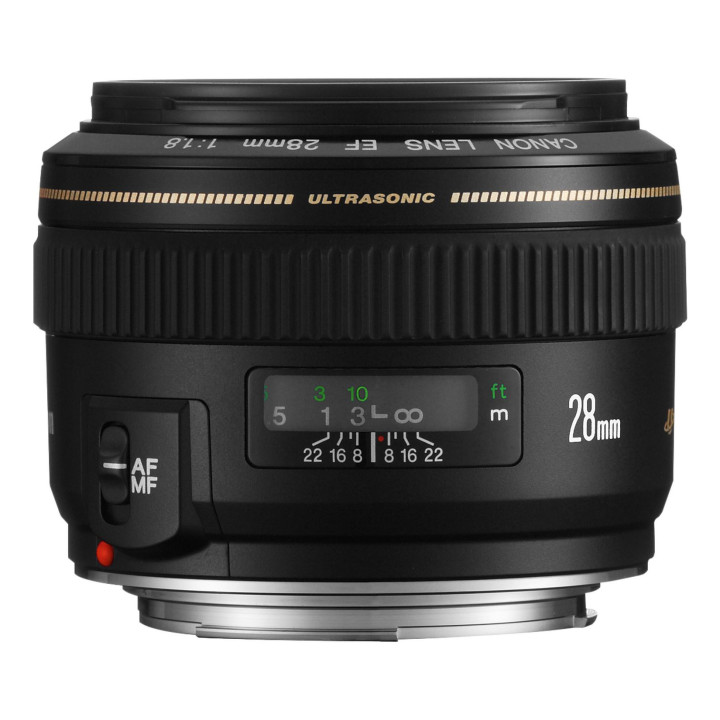 Canon EF 28mm f/1.8 USM SLR Noir