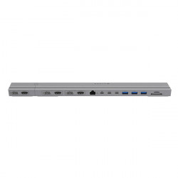 Targus HyperDrive 4K 2 x USB 3.2 Gen 2 (3.1 Gen 2) Type-C Argent