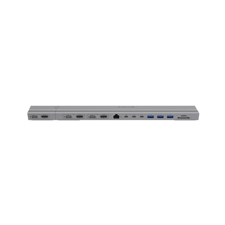 Targus HyperDrive 4K 2 x USB 3.2 Gen 2 (3.1 Gen 2) Type-C Argent