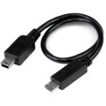 StarTech.com Câble USB OTG Micro USB vers Mini USB de 20 cm - M/M
