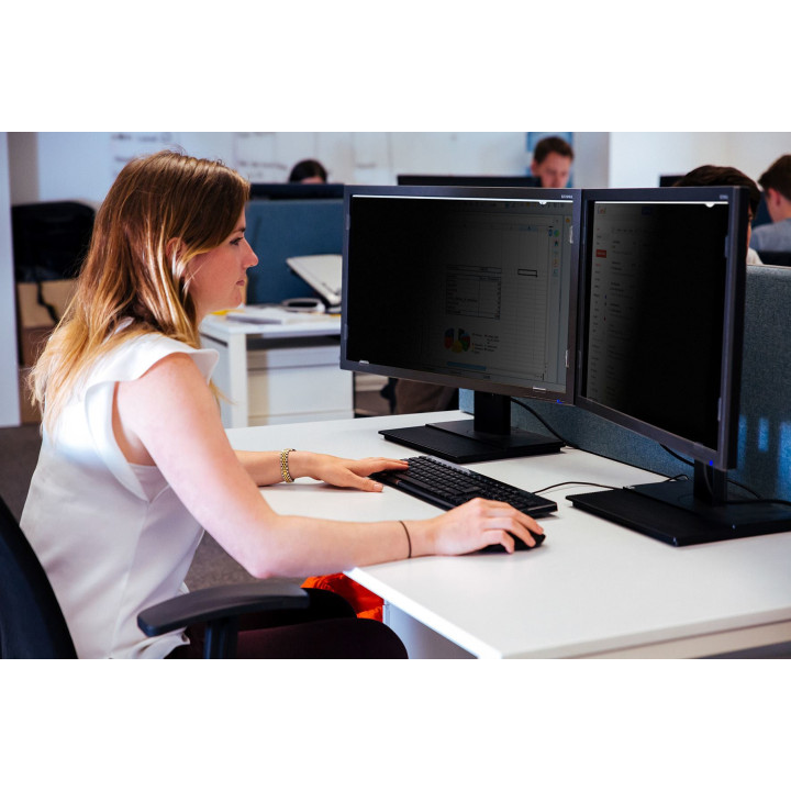 Targus ASF215W9EU filtre anti-reflets pour écran et filtre de confidentialité Filtre de confidentialité sans bords pour ordi