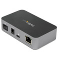 StarTech.com Hub USB-C à 3 ports - USB 3.2 Gen 2 (10Gbps) - Avec 2 ports USB-A, 1 port USB-C et 1 port GbE