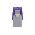 Kingston Technology DataTraveler 128 Go microDuo 3C 200 Mo/s dual USB-A + USB-C