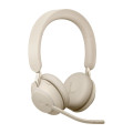 Jabra Evolve2 65 Casque Sans fil Arceau Bureau/Centre d'appels USB Type-C Bluetooth Beige