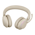 Jabra Evolve2 65 Casque Sans fil Arceau Bureau/Centre d'appels USB Type-C Bluetooth Beige