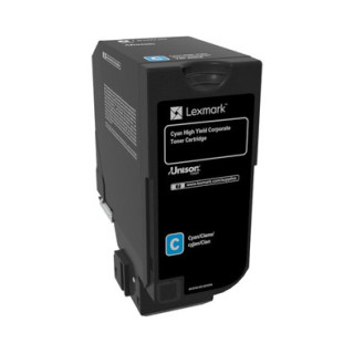 Lexmark 74C2HCE toner cartridge 1 pc(s) Original Cyan