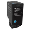 Lexmark 74C2HC0 toner cartridge 1 pc(s) Original Cyan