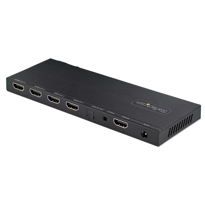 StarTech.com Splitter HDMI 4 Ports - Répartiteur HDMI 4K 60Hz avec Scaler Intégré - Répartiteur HDMI 1 Entrée 4 Sorties - 