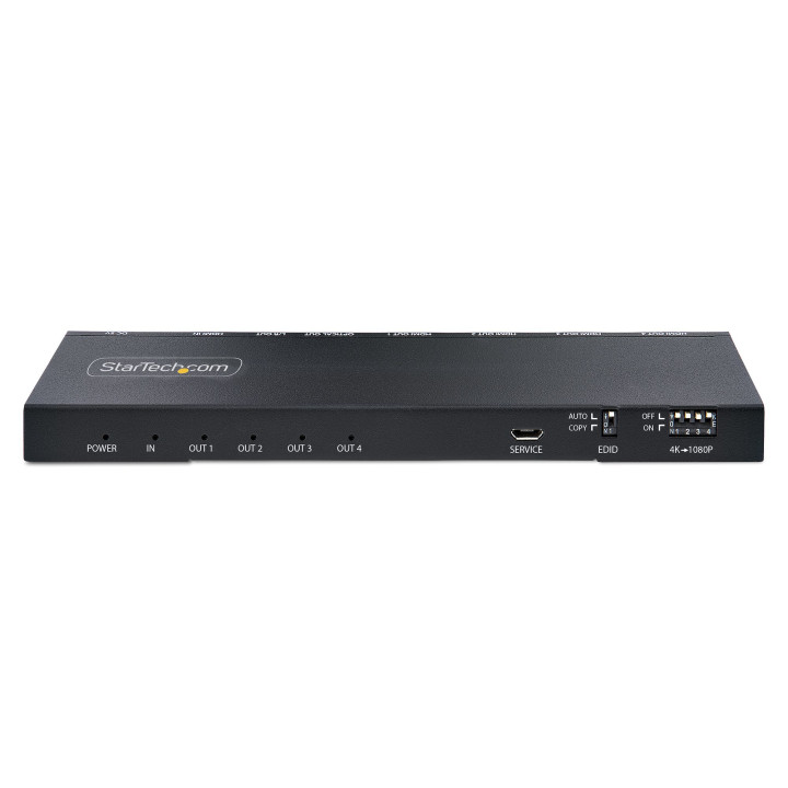 StarTech.com Splitter HDMI 4 Ports - Répartiteur HDMI 4K 60Hz avec Scaler Intégré - Répartiteur HDMI 1 Entrée 4 Sorties - 