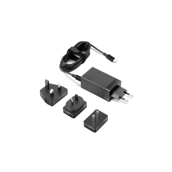 Lenovo 40AW0065WW chargeur d'appareils mobiles Universel Noir Secteur Intérieure