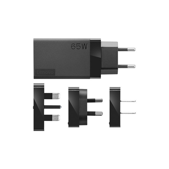 Lenovo 40AW0065WW chargeur d'appareils mobiles Universel Noir Secteur Intérieure