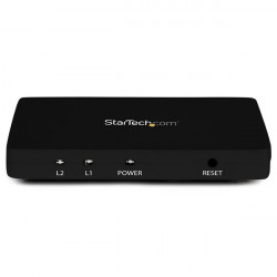 StarTech.com Splitter vidéo HDMI 4K à 2 ports - Répartiteur HDMI 1 x 2 avec boîtier en aluminium