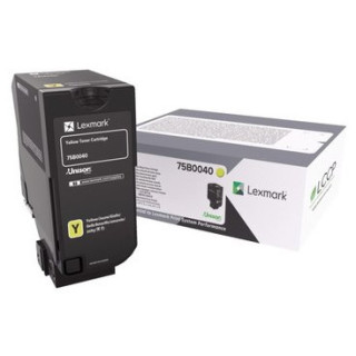 Lexmark 75B0040 toner cartridge 1 pc(s) Original Yellow