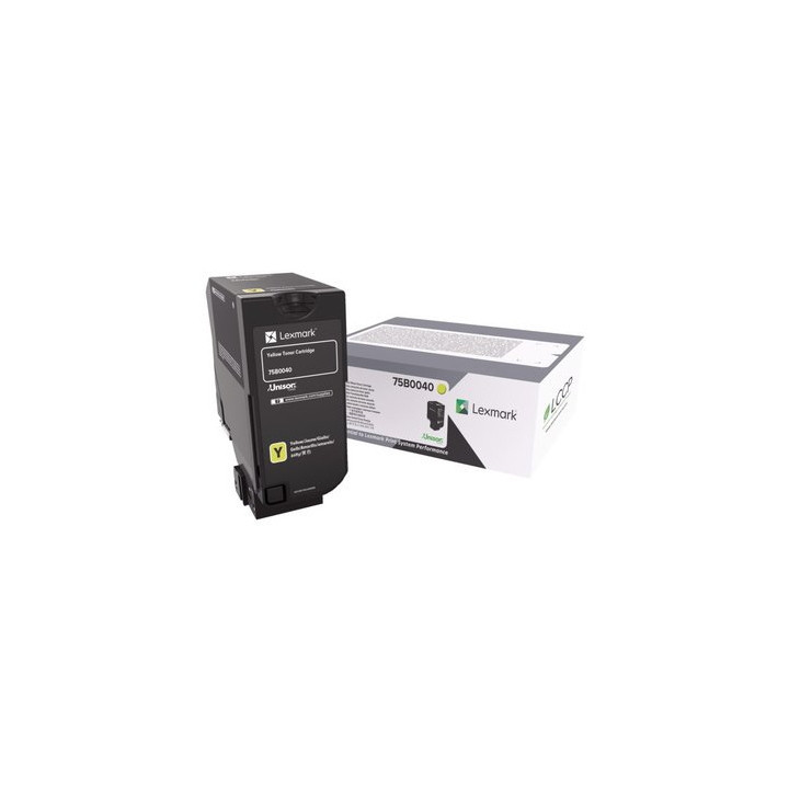 Lexmark 75B0040 toner cartridge 1 pc(s) Original Yellow