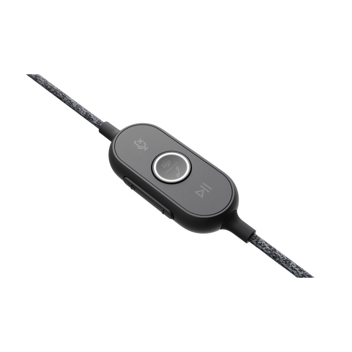 Logitech 981-000870 écouteur/casque Avec fil Arceau Appels/Musique USB Type-C Graphite