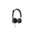 Logitech 981-000875 écouteur/casque Avec fil Arceau Appels/Musique USB Type-C Graphite