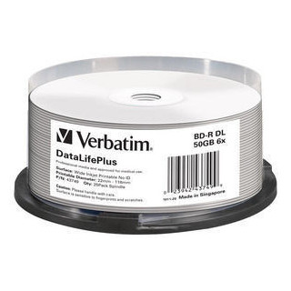Verbatim DataLifePlus BD-R 50 Go 25 pièce(s)