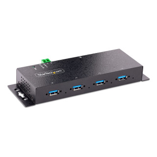 StarTech.com Hub USB 3.0 5Gbps à 4 Ports Industriel - Hub USB pour PC Portable avec Protection contre les Surtensions - Splitt