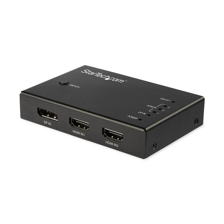 StarTech.com Switch commutateur HDMI 4K 60 Hz à 4 entrées - 3x HDMI 1x DisplayPort