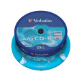 Verbatim CD-R AZO Crystal 700 Mo 25 pièce(s)