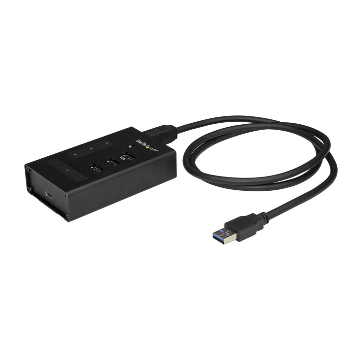 StarTech.com Hub USB 3.0 4 Ports - USB-A vers 3x USB-A et 1x USB-C - Hub Commercial USB en Métal- SuperSpeed USB 3.2 Gen 1 (5G