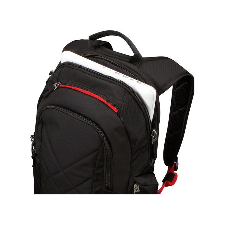 Case Logic Sporty DLBP-114 Black 35,6 cm (14") Étui sac à dos Noir