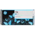 HP Cartouche d’encre DesignJet 738, noir, 300 ml