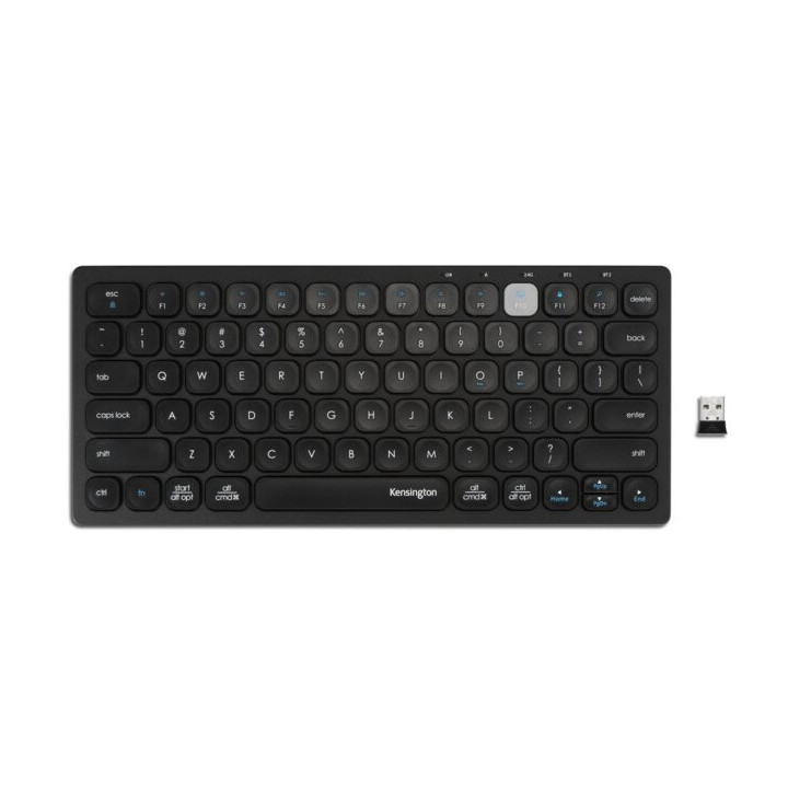 Kensington K75502FR clavier Bluetooth AZERTY Français Noir