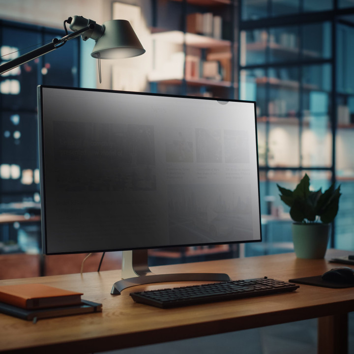 StarTech.com 28-inch 16:9 Computer Monitor Privacy Filter, Anti-Glare Privacy Screen w/51% Blue Light Reduction, Monitor Screen