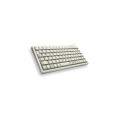CHERRY G84-4100 COMPACT KEYBOARD Clavier filaire miniature, USB/PS2, gris clair, AZERTY - FR
