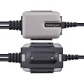 StarTech.com Adaptateur USB vers Série de 2 Ports de 60cm, Vis/Écrous DB9 Interchangeables, COM Rétention, Câble Convertiss