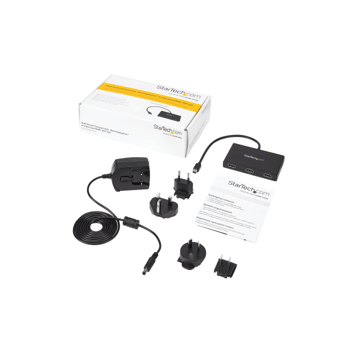 StarTech.com Splitter multi-écrans Mini DisplayPort vers 3x HDMI - Hub MST à 3 ports