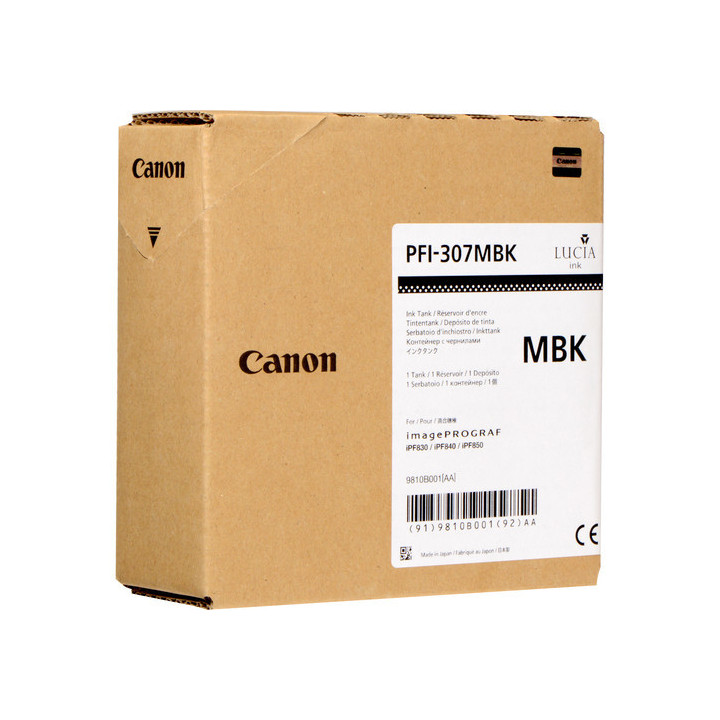 Canon PFI-307MBK cartouche d'encre Original Noir